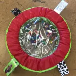 Sensory Donut Shaker With Tags