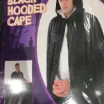 Black Hooded Cape