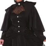 Victorian Widow Fancy Dress Costume (medium)