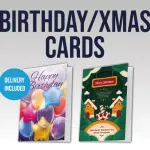 Christmas Or Birthday Cards In A4 Folded To A5 (one Fold With 4 Sides)