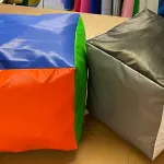 2 Giant Foam Cubes