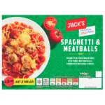 Jacks Spaghetti And Meatballs 400g