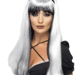 Bewitching Wig Black And White