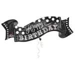 Chalkboard Happy Birthday Foil Supershape