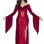 Curves Red Devil Fancy Dress Costume