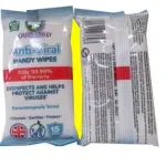 Green Shield 15 Pack Anti-viral Handy Wipes