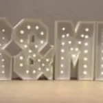 Led Table Top Letters