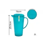 Bello 2l Teal Honeycomb Pitcher