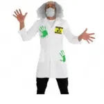 Radioactive Lab Coat Fancy Dress Costume