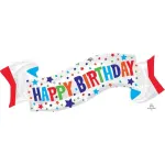 Happy Birthday Banner Supershape