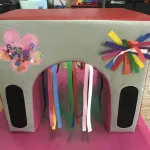 Sensory Tunnel - Colourful And Sensory. Free Standing Or Velcroed To Mat