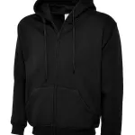 Classic Zip Up Hoodie Uneek Unisex Uc504