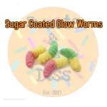 100g Sugarcoated Glow Worms