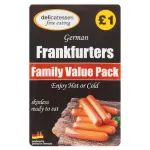 Delicatessen Fine Eating German Frankfurters 12 X 20g (240g)