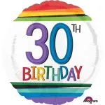 18 Inch Rainbow Celebration Balloons