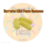 100g Barratt Mini Foam Bananas