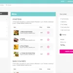 Food Take Away Style Website With E-commerce