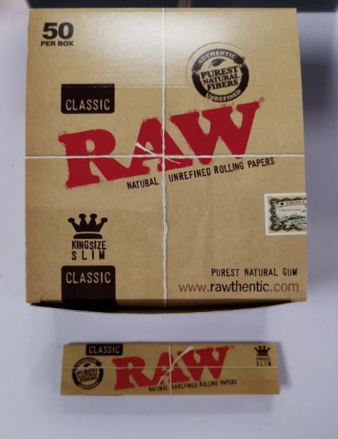 Raw Kingsize Slim Classic Rolling Papers