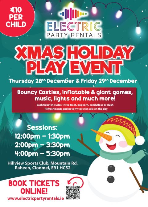 Christmas Play Event - Hillview Sports Club