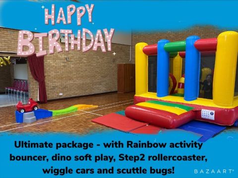 Ultimate Dino Package With Rainbow Activity Castle Dino Soft Play And Extras