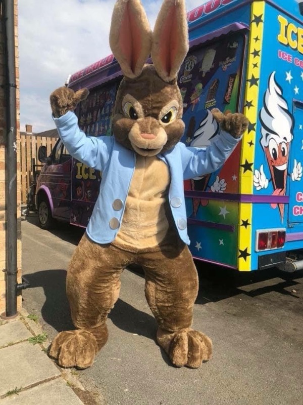 Peter Rabbit Mascot Hire - Inflatable & Mascot Hire in Bradford, Leeds ...