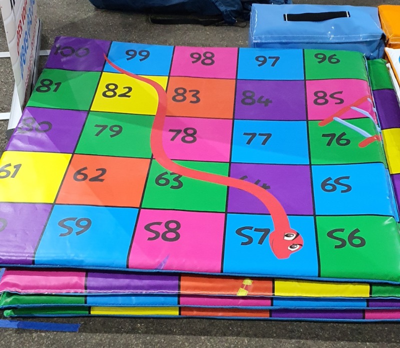 Garden Games Giant Garden Snakes And Ladders Soft Play and