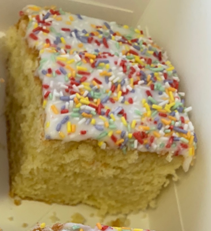 Sprinkle Sponge Cakes by Andrea