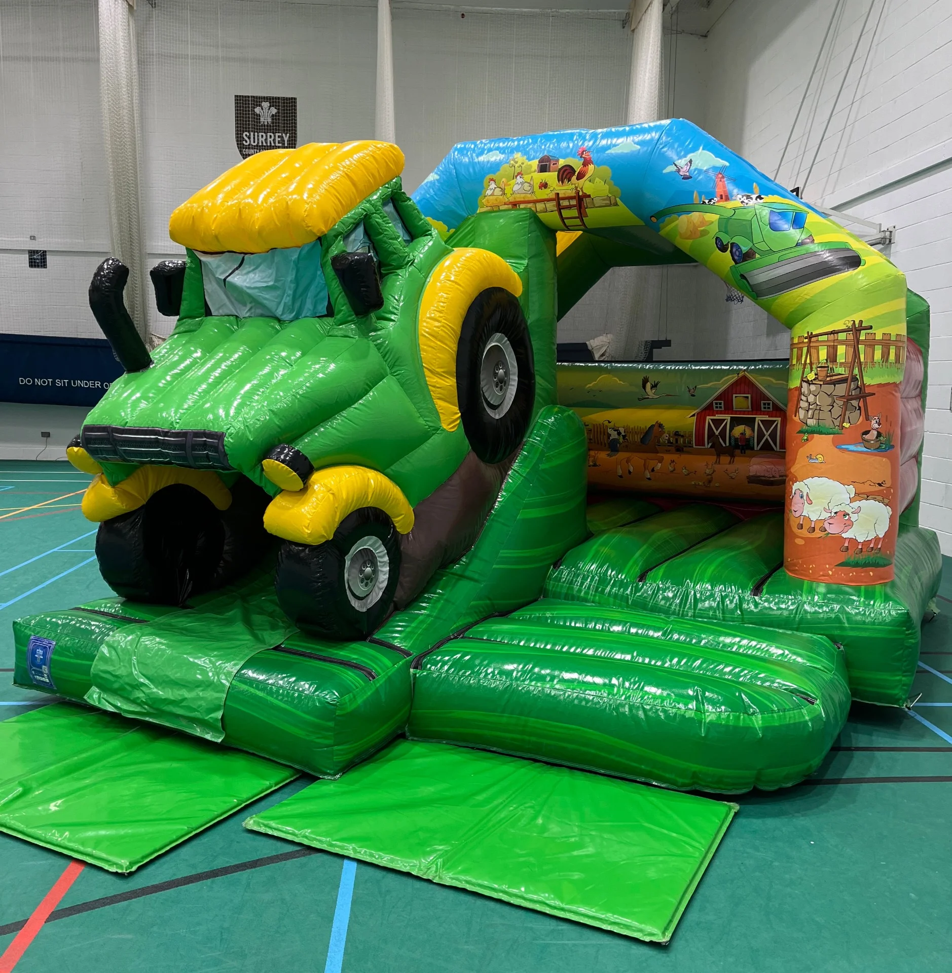 Tractor Jaimies Castles, Bouncy Castle & soft play Hire Surrey