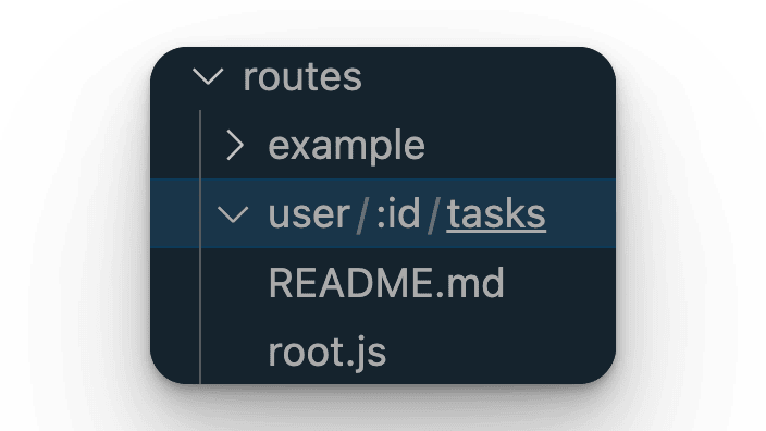 Screenshot of the folder structure