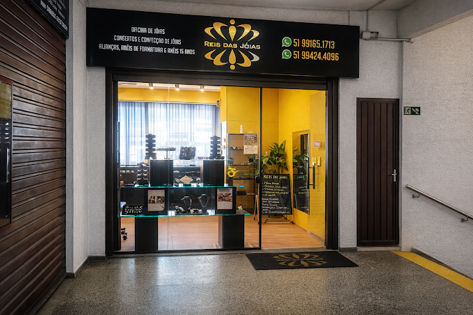 Fachada da Reis das Joias em Viam&atilde;o