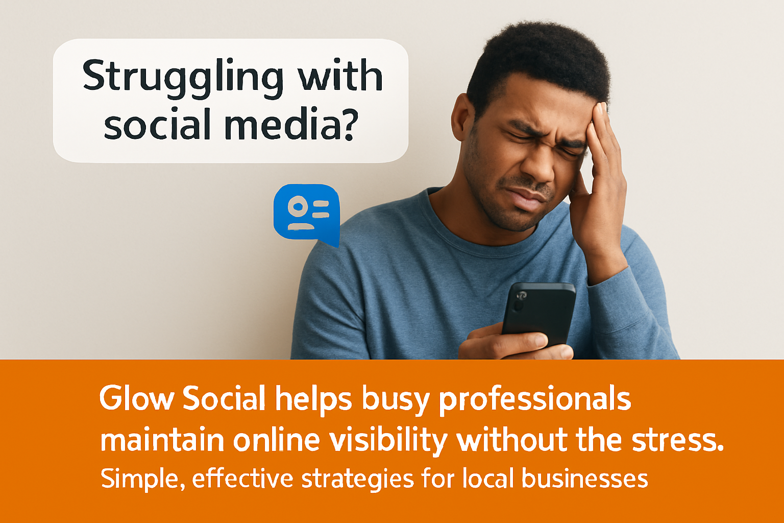 How Glow Social helps busy professionals maintain visibility
