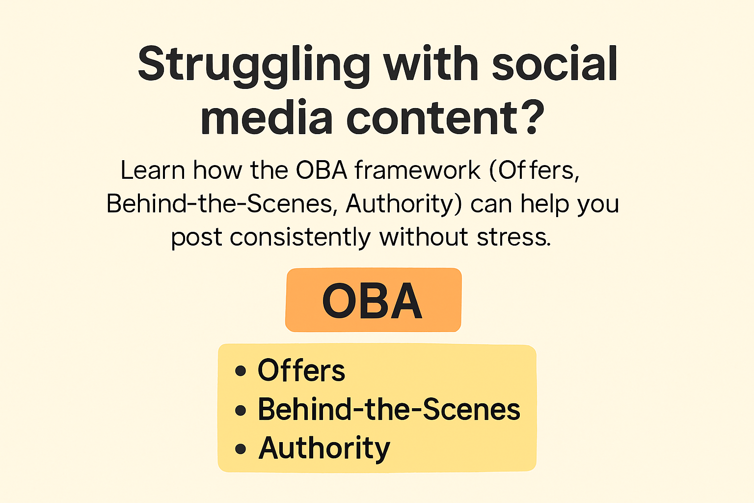 How to overcome content block with OBA and Glow Social framework