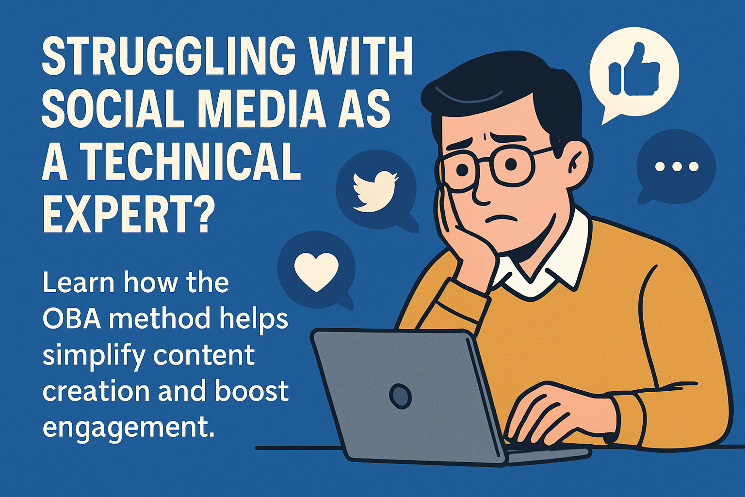 How technical experts can create better social media content using OBA