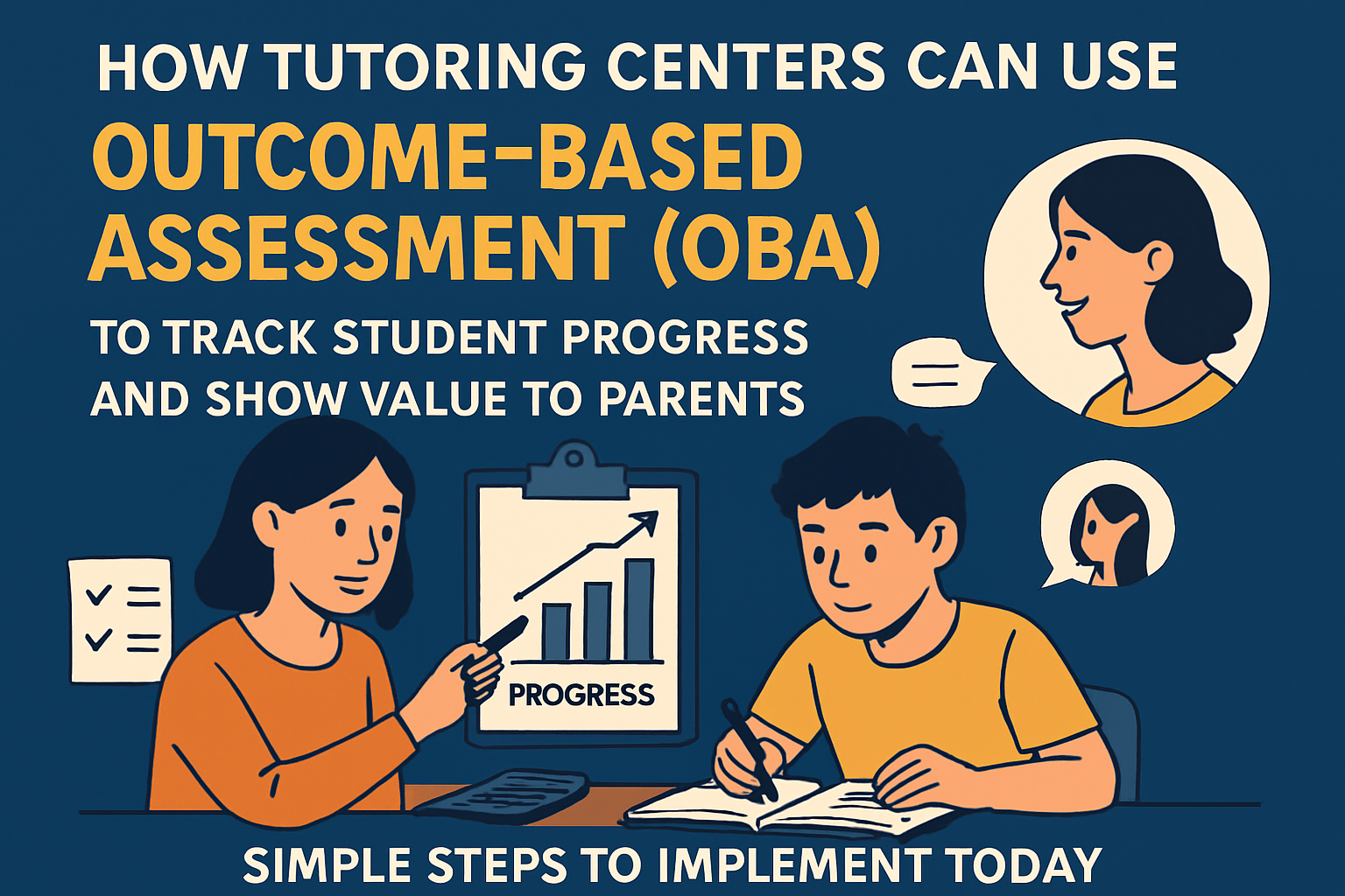 How tutoring centers can implement Outcome-Based Assessment (OBA) frameworks