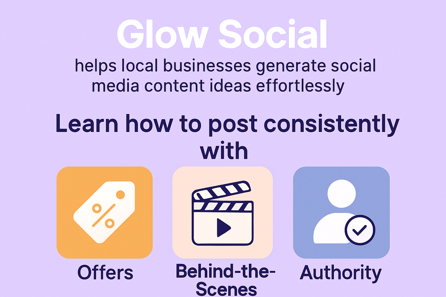 What is Glow Social and how does it generate OBA content ideas?