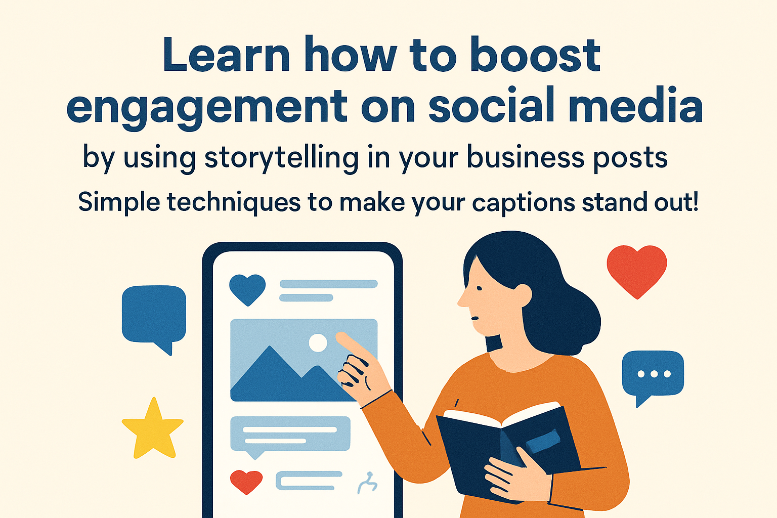 How to improve OBA post captions with storytelling techniques