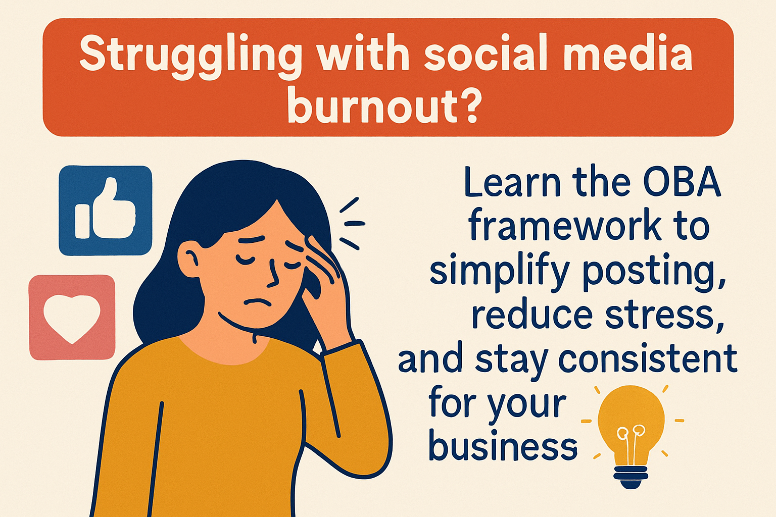 How to reduce social media burnout using the OBA framework
