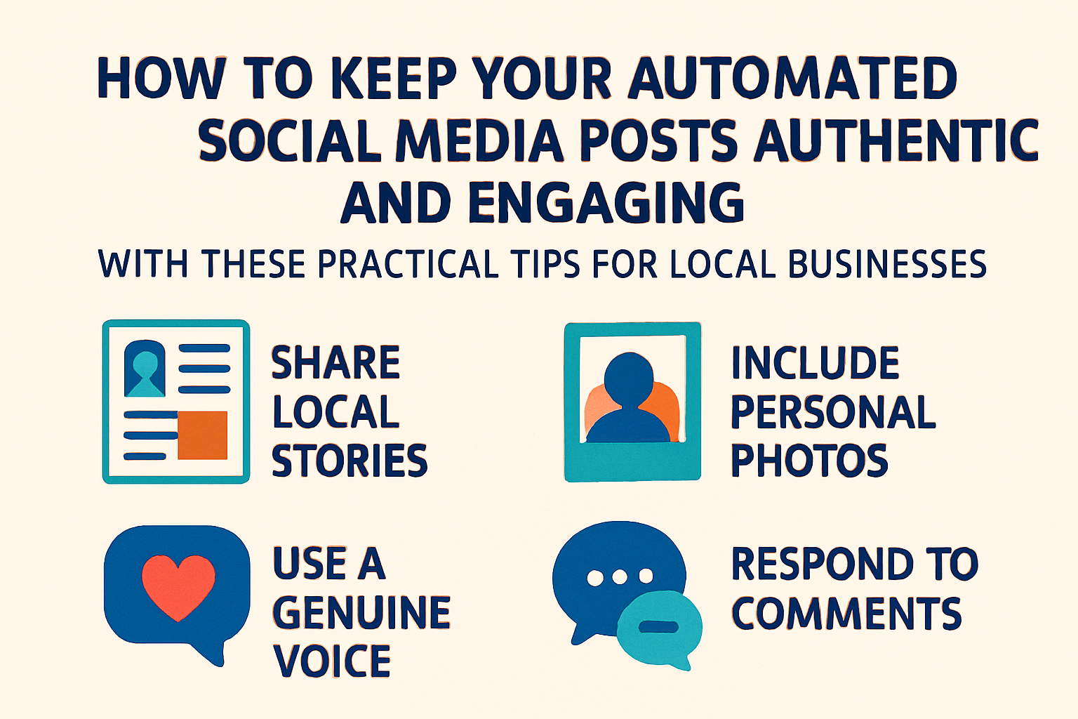 How to maintain authenticity in automated social media posts
