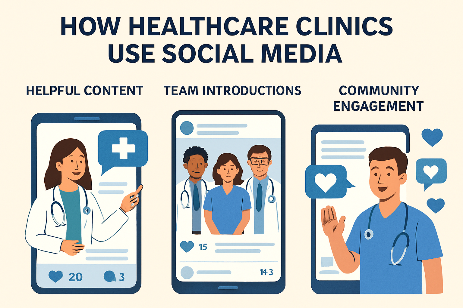 How healthcare clinics use social media to build patient trust