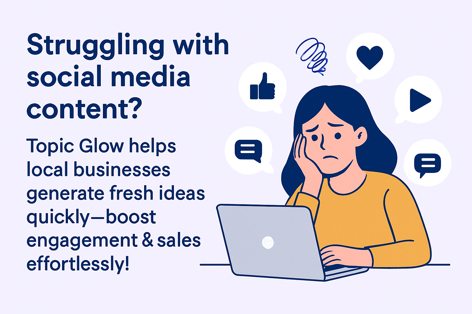 How Topic Glow helps local businesses generate content ideas