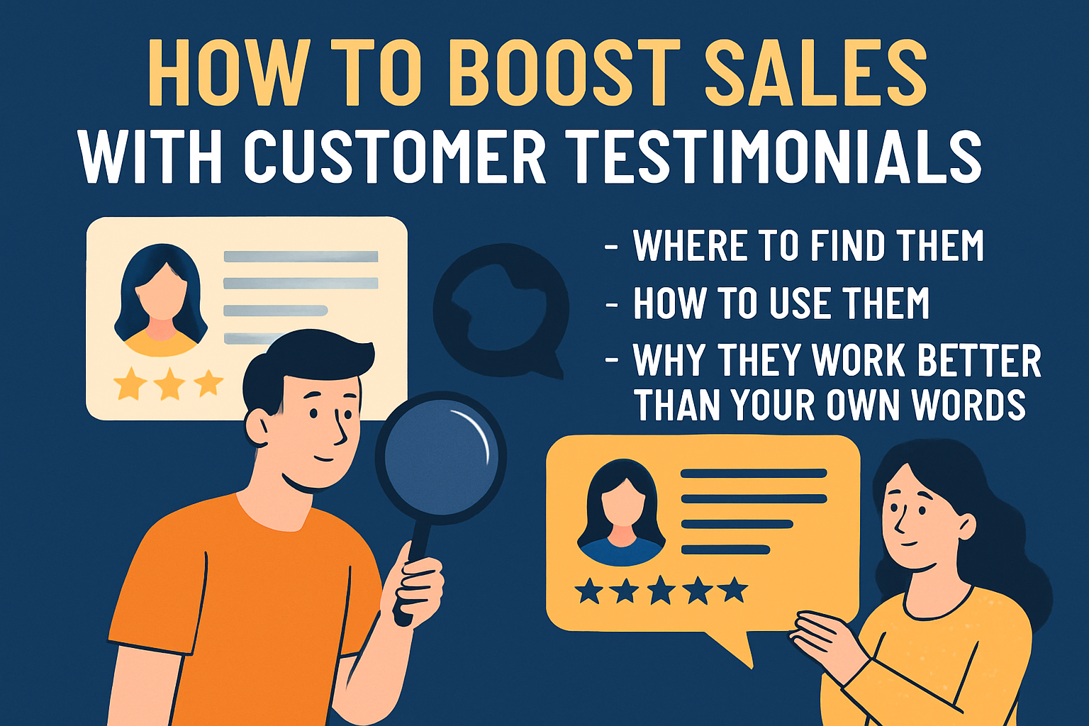 How to use customer testimonials to enhance offer posts
