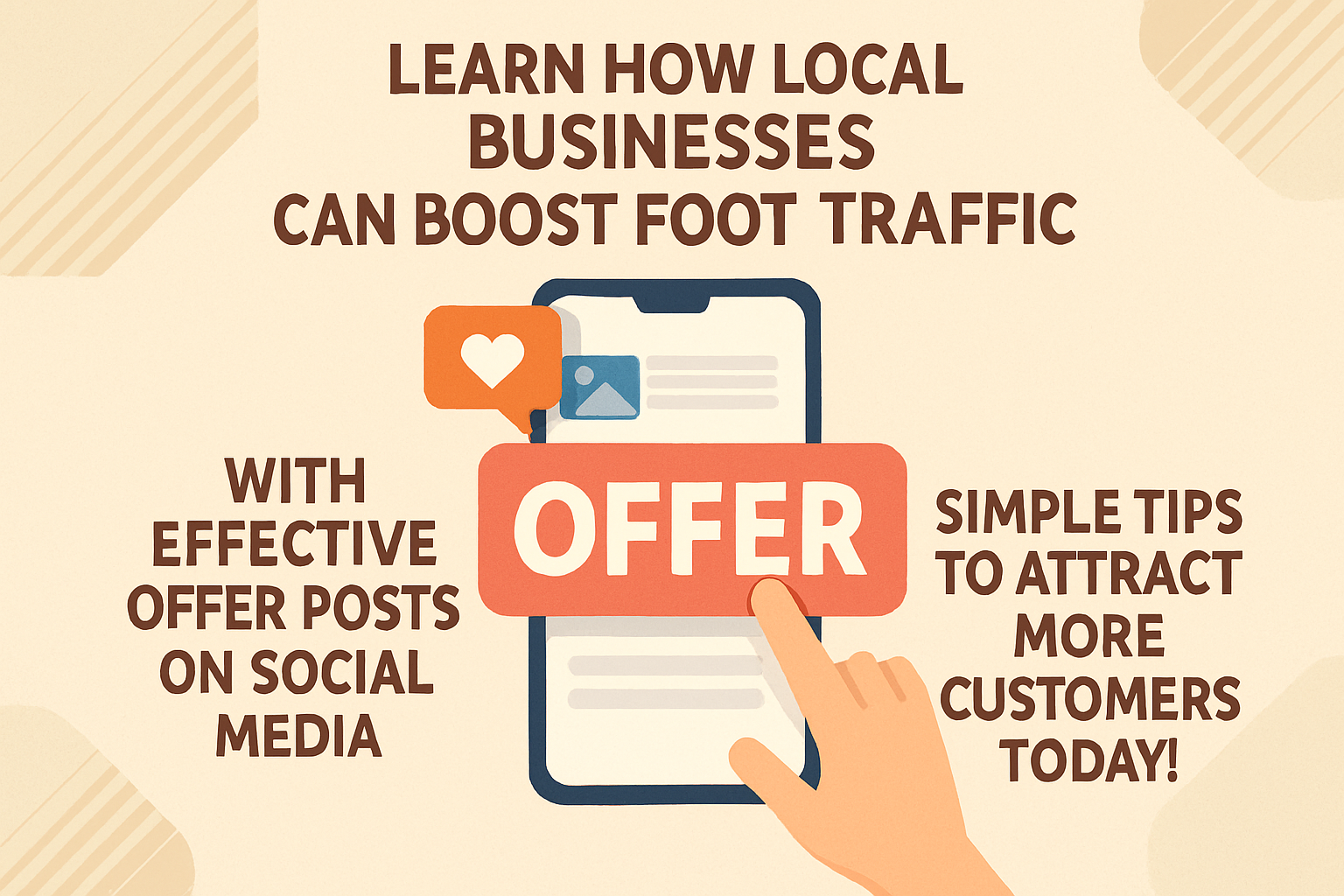 How offer posts increase foot traffic for local businesses