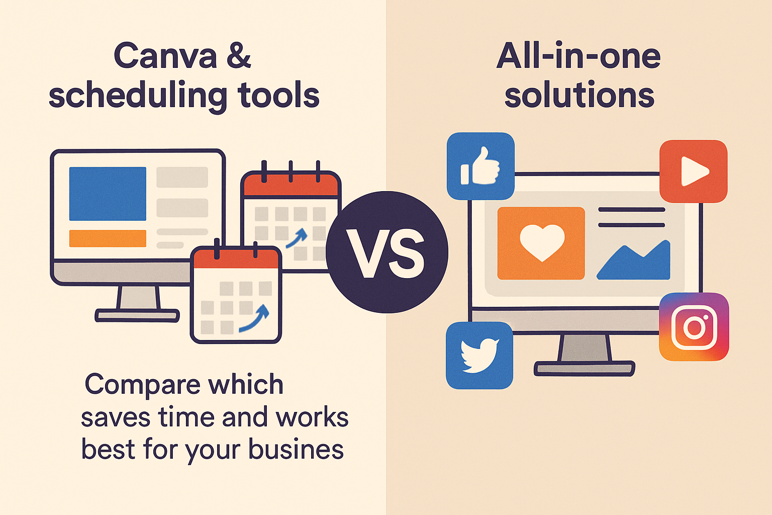 Comparing Canva with Scheduling Tools to All-in-One OBA Solutions