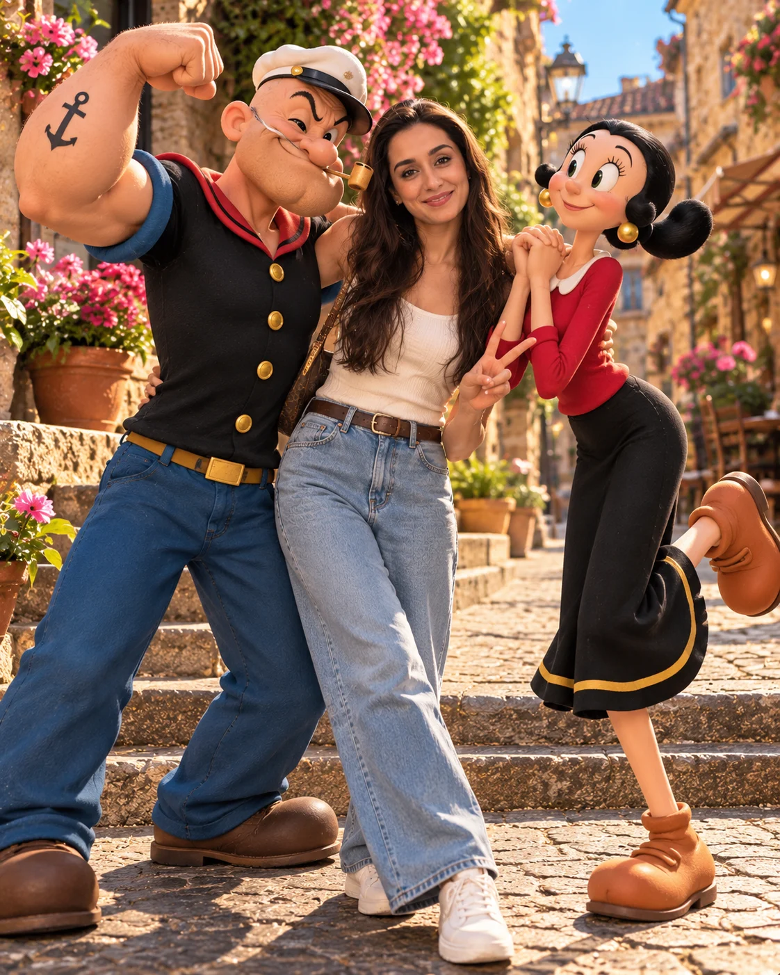 Tom and Jerry Human Character Crossover AI Photo Edit (2)