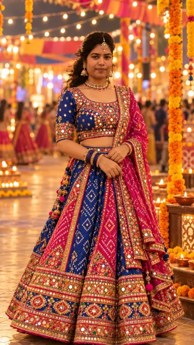 Traditional Chaniya Choli Image Prompt