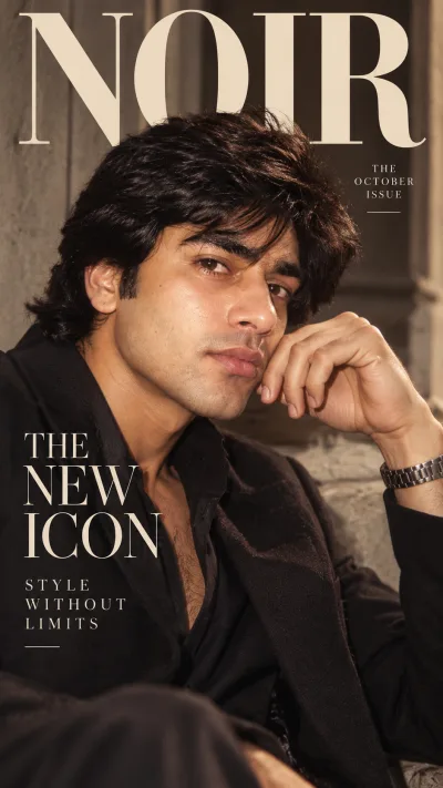 Luxury Fashion Magazine Cover AI Prompt | NOIR Editorial Style