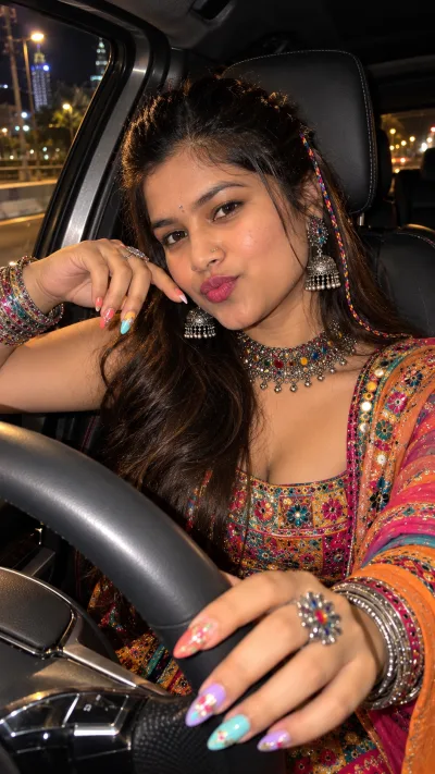 Viral Indian Festive Car Selfie AI Photo Prompt