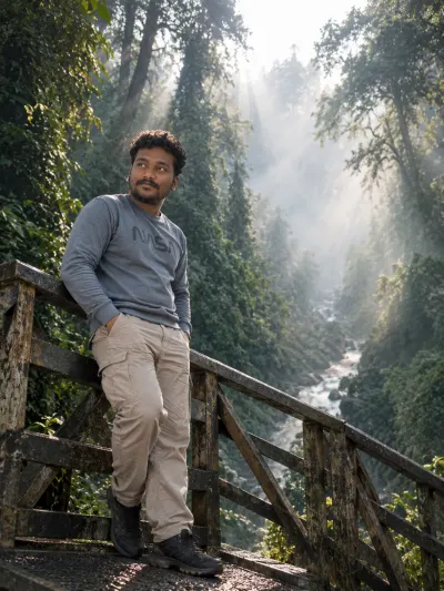Realistic Outdoor Photo Compositing AI Editing Prompt