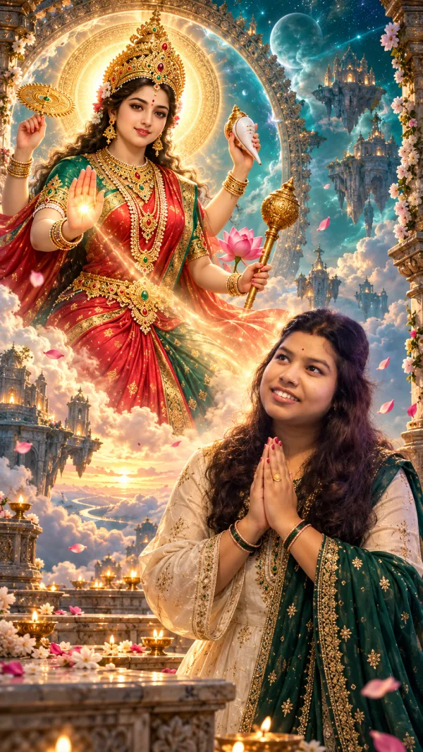 Maa Siddhidatri Navratri Day 9 AI Photo Editing Prompt