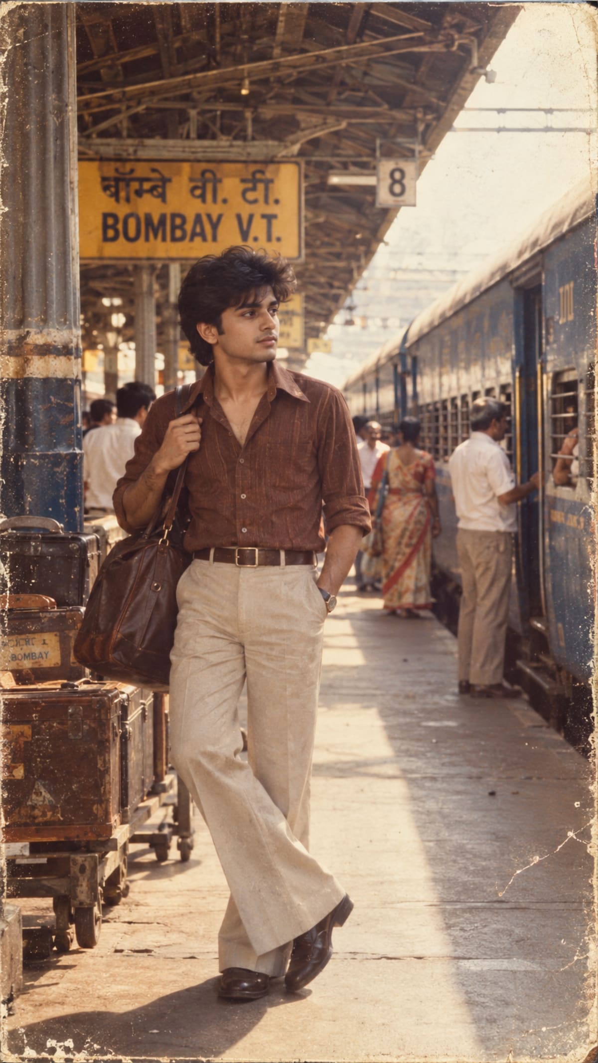 1970s Bombay Retro Photo AI Prompt | Authentic Indian Vintage Film Look (2)